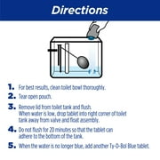 Ty-D-Bol Bleach-Free Toilet Bowl Cleaner Tablets, 1.4 oz, 5 Count