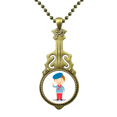 thumbnail image 1 of Mar azul Francia Cartoon Collar Guitarra Antigua Joyería Música Colgantes Unbranded M, 1 of 3
