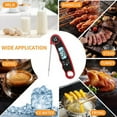 thumbnail image 5 of delpattern Digital Meat Thermometer, Instant Read Food Thermometer for Baking,Liquids,Candy, Safe Grill Accessories,  Grill Thermometer for Kitchen,BBQ,Party, 5 of 8