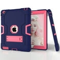 thumbnail image 3 of iPad 2 Case,iPad 3 Case,iPad 4 Case, Allytech Three Layer Shockproof Armor Defender Protective Case Cover with Kickstand for iPad 2nd Gen / iPad 3rd Gen / iPad 4th Generation (NavyBlue/Rosegold), 3 of 8