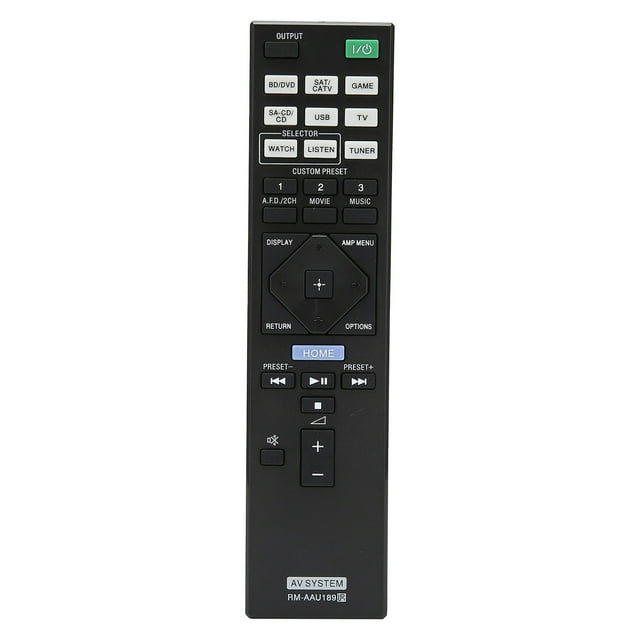 AAU189 Control remoto compatible con Sony AV HTDDW3500 STRDH830 STRDN850 STRDH750 HTSS380