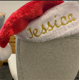 thumbnail image 4 of Sombrero de Papá Noel personalizado con nombre bordado, decoración de fiesta de Navidad, gorro de fiesta de año nuevo con nombre, 4 of 4