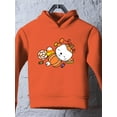 thumbnail image 3 of Cute Seal W Pumpkin Costume Hoodie Toddler -Image by Shutterstock,  5 Toddler, 3 of 4