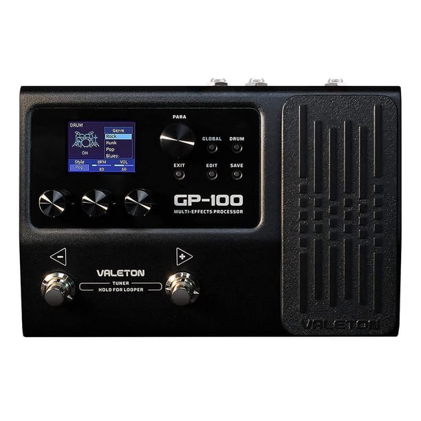Amplificador de guitarra y bajo Valeton GP-100 con procesador multiefectos