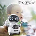 thumbnail image 3 of Trayknick Mini Pocket Robot Voice Control Chat Record Sing Dance Interactive Kids Toy, 3 of 13