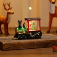 thumbnail image 1 of Fiudx Adorno Navideño de Tren, Luz Nocturna de Papá Noel, Diseño Luminoso con Agua, Acogedor Escaparate, Alegría Navideña, Decoración Festiva para El Hogar, Tamaño 13 X 5 X 8,8 Cm, 1 of 4