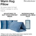 HUG'ZZZ Soft Pillow Microwaveable Gel Pack for Warming Sensation