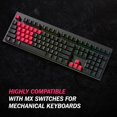 thumbnail image 3 of Juego de teclas HK Gaming Rubber Texture Antideslizante 23 teclas, 3 of 6