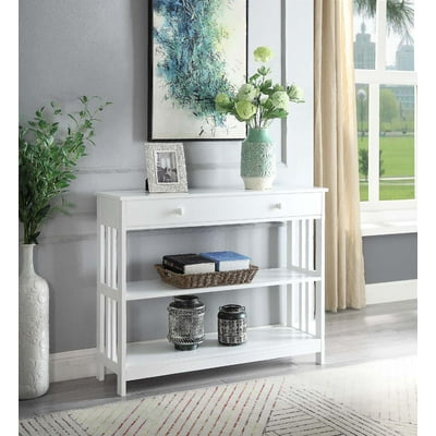Convenience concepts mission 1 online drawer console table