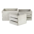 thumbnail image 2 of Rustic Farmstead Dark Gray Wooden Crate Set, 2 of 7