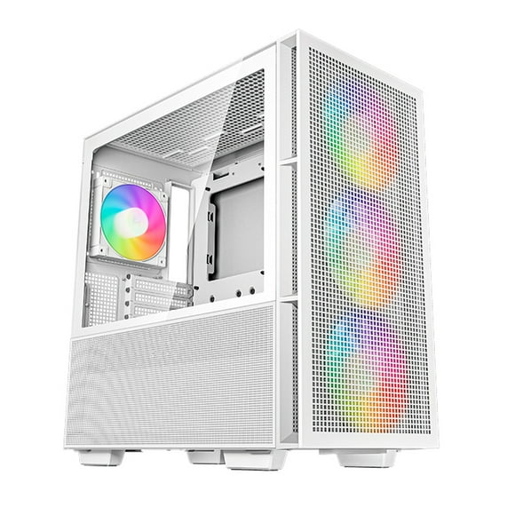 Gabinete DEEPCOOL CH560 E-ATX ARGB Panel Cristal Templado Blanco R-CH560-WHAPE4-G-1