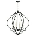 thumbnail image 7 of Quorum Lighting Dublin 6-Light Pendant, Oiled Bronze, 29.5W, 34H, 7 of 7