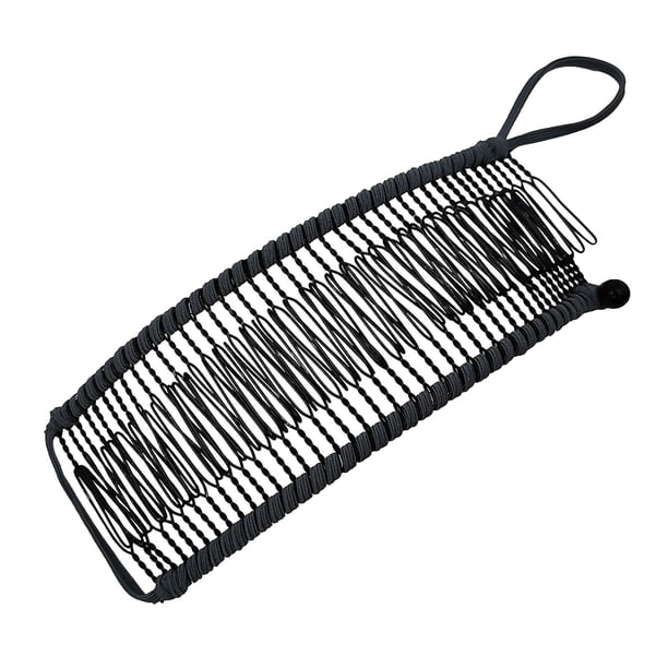 Xihbxyly Pinza para El Cabello Antideslizante, Pinza Elástica Tipo Banana, Accesorio para El Cabello con 40 Dientes, Peine Tipo Banana para Rizos Naturales, Gruesos y Ondulados.