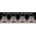 thumbnail image 2 of Noonan Irish Coat of Arms Old Fashioned Tumblers - Set of 4, 2 of 2