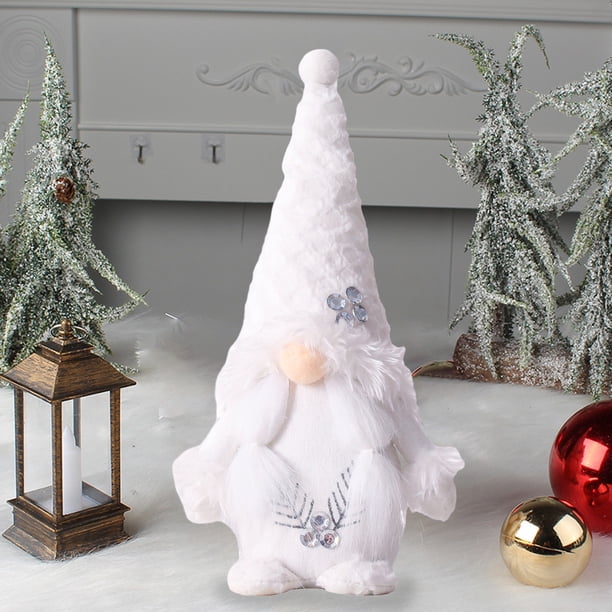 Puntoco Muñeca Sin Rostro Navideña Para Mujer A, Decoración Del Hogar