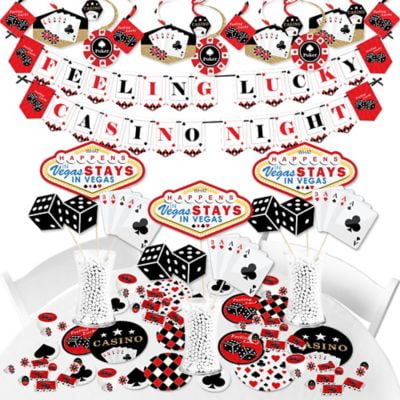 Las Vegas Casino Party Supplies Banner Decoration Kit Fundle