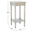 thumbnail image 5 of SAFAVIEH Tinsley Solid Rustic Square Accent Table, Greige, 5 of 7