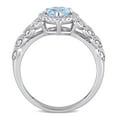 thumbnail image 4 of Everly Women's Topaz 10k White Gold Ring, 4 of 7