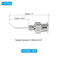 thumbnail image 2 of 12 Pcs 28G 0.51 Inch Bent Blunt Tip Dispensing Needle with Lure Lock for Refilling Liquid Adhesives, 2 of 6
