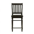 thumbnail image 1 of Liberty Furniture Harvest Home Black Slat Back Counter Chair (RTA), 1 of 7