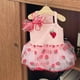 thumbnail image 3 of Strawberry Dog Dress Pet Clothing Suspender Skirt Dog Costume Princess Dress Small Dog Thin Summer Dog Skirt Yorkshire ShopWise Round, 3 of 7