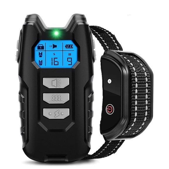 Dog Training Collar, Shock Collar for Dogs with Remote, 1 Receiver Rechargeable Dog Shock Collar, 3 Modes Beep Vibration and Shock Waterproof Bark Collar for Small, Medium, Large Dogs