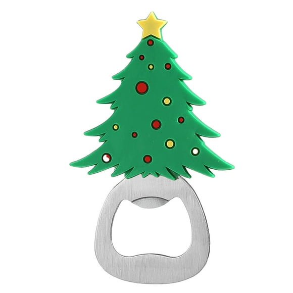 Christmas Bottle Openers Featuring Santa Xmas Tree Snowman and Bear for Holiday Parties and Home Organization Must Haves