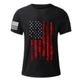 thumbnail image 5 of XDZJLR 250Th Anniversary Shirt For Men Short Sleeve Crew Neck Independence Day Graphic T-Shirts American Flag T-Shirt 4Th Of July Shirts 250 Years Birthday Patriotic Tees Tops Tshirts M-3Xl, 5 of 5