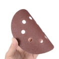 thumbnail image 5 of Unique Bargains 10Pcs 5 Inch 8 Hole Hook and Loop Sanding Disc 80 Grit Flocking Sandpaper, 5 of 5