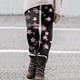 thumbnail image 1 of WILLBEST Pantalones de Yoga de Cintura Alta para Mujer, Leggings Casuales Estampados para Fitness, Deportes Y Entrenamiento, Cómodos, Elásticos, Suaves Y Transpirables, Ropa Deportiva Grande, 1 of 3