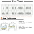 thumbnail image 3 of Zpanxa Bras for Women 3 Pack Wireless Front Closure Bras Plus Size Lace Push up Bra Full Coverage Comfort Underwear with Thin Cup Multicolor E M, 3 of 3