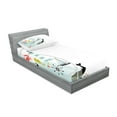 thumbnail image 2 of Ambesonne Nautical Fitted Sheet & Pillow Sham Set, Ornate Border Design, Twin, Multicolor, 2 of 2