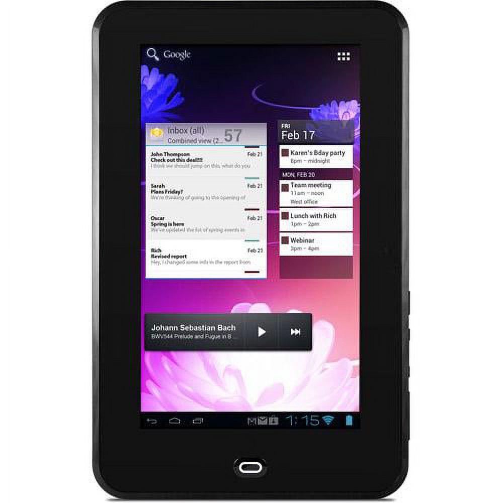 Ematic EGL25BL 7" Touchscreen Android 4.0 Tablet with 4GB Memory - image 3 of 3