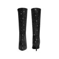 thumbnail image 5 of BLISSFUL STEP Women's Boots Pointed Toe Glitter Stiletto Heel Knee High Boots  Black 9, 5 of 6