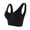 Black, variant on Darzheoy Sports Bras for Women Sexy Ultra-thin Lace Bra Without Steel Ring U-shaped Beauty Back With Removable Breast Pad One Size