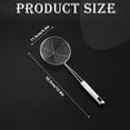 thumbnail image 3 of Stainless Steel Strainer Skimmer Ladle,Kitchen Wire Strainer Pasta Spoon,Strainer Skimmer Spoon for Cooking and Frying,Heavy-Duty Metal Strainer with Handle,Kitchen Pasta Strainer Spoon,14.4 in, 3 of 5