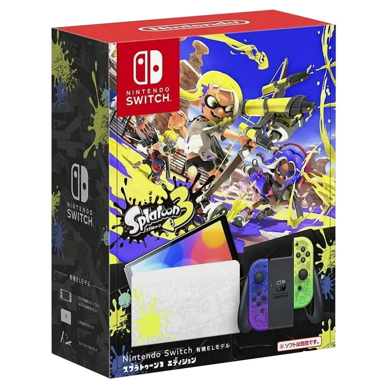 Nintendo Switch- OLED Model, Splatoon 3 Special Edition Nintendo Switch- OLED Model, Splatoon 3 Special Edition
