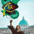 thumbnail image 5 of PMU Congrats Grad Cap Balloon Bouquet | Graduation Decoration Mylar Balloons | Graduation Balloons Class of 2024 Decor | Celebrate Success with Vibrant Graduation Balloons | Green (5/Pkg) Pkg/1, 5 of 7