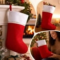 thumbnail image 7 of 12Pcs Classic Large Christmas Stockings,17 Inch Red & White Xmas Hanging Stocking Ornament with Hanging Loop,for Fireplace Mantel Home Holiday Party Christmas Tree Decoration, 7 of 7