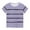 Purple2, variant on MeetoTime Kids Short Sleeve Tops Summer Casual Round Neck Striped Printed T-Shirt Tee for Boys Girls 3-14Years