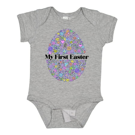 

Inktastic My First Easter Egg Outfit for Girls Gift Baby Girl Bodysuit