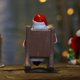 thumbnail image 5 of Mecedora Estatua de Papá Noel con campanilla Adorno de resina navideña Figruine, 5 of 5