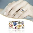 Anillos Women Flower Wedding Ring Jewelry Size 610 Beautiful