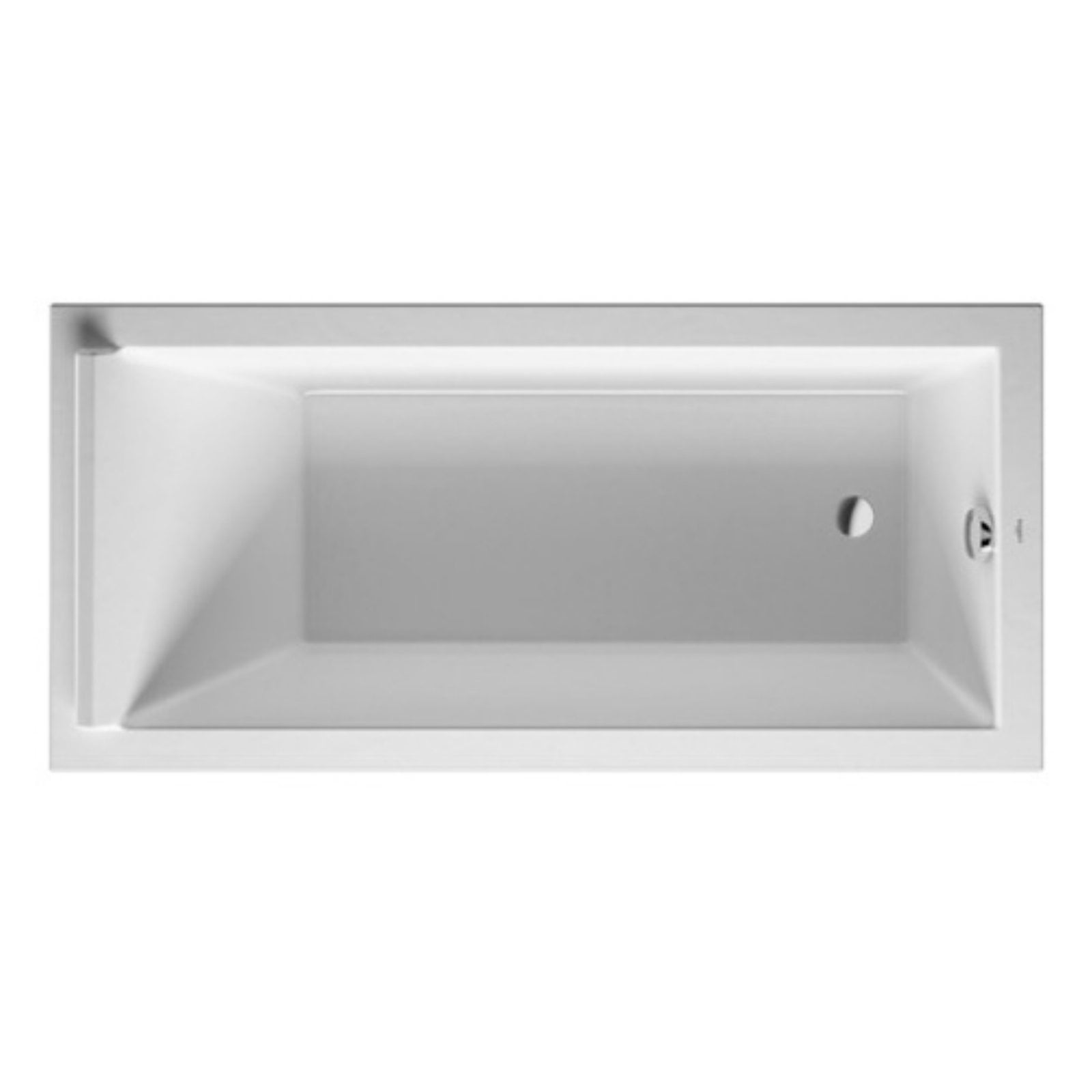 Duravit Starck 700336000000090 66.88 in. Soaking Bathtub