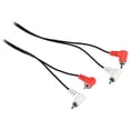 thumbnail image 2 of 4 Rockville RCDR3RR 3' Dual Right Angle RCA Cable to Dual Right Angle RCA, 2 of 2
