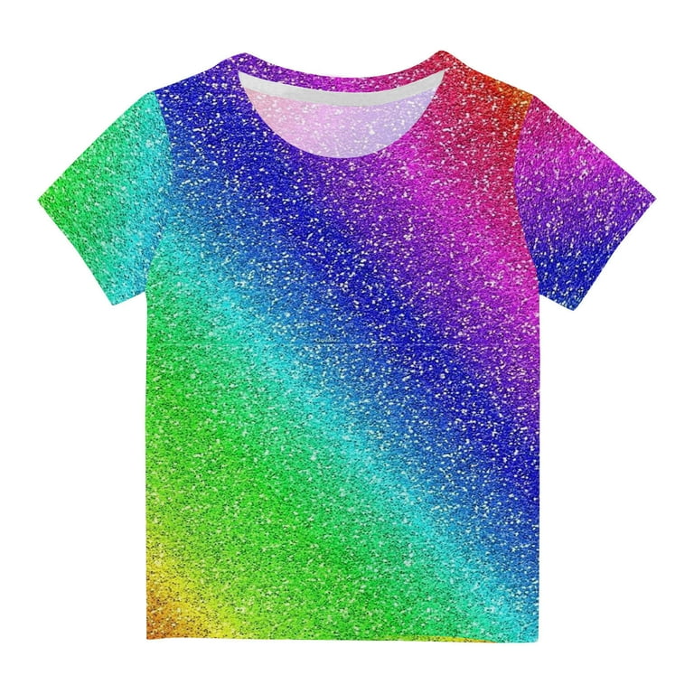 Girls Star Tie-Dyed Basic Tee Girls Star Tie-Dyed Basic Tee