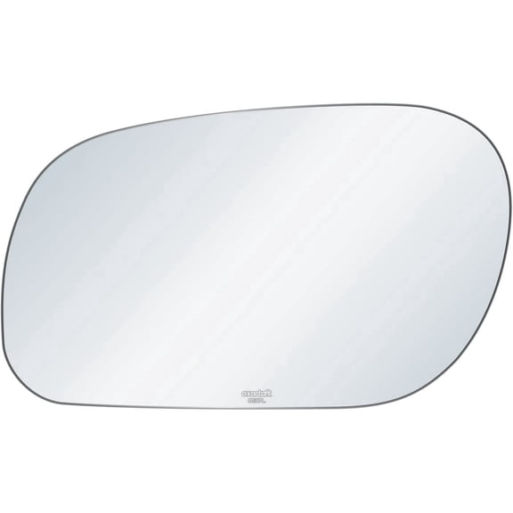 exactafit 8137L Driver Side Mirror Glass Replacement Fits Ford Crown Victoria, Mercury Grand Marquis Marauder Left Hand 3m Adhesives