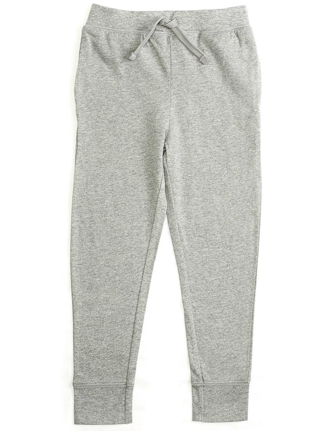 Leveret Boys Girls Cotton Green Legging Pants with Drawstrings Size 2-14 Years
