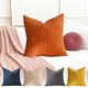 thumbnail image 1 of Funda de almohada navideña 3D - Funda de almohada de sofá mullida 45x45cm, cojín decorativo navideño para cama y sofá - Poliéster, naranja, amarillo, gris azul, caqui, 1 of 6
