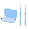 thumbnail image 1 of Cepillo De Dientes De Ortodoncia Cepillo de dientes de ortodoncia Cera de cerdas suaves Kit de blanqueamiento de dientes de higiene bucal Ygjytge Cuidado Belleza, 1 of 3